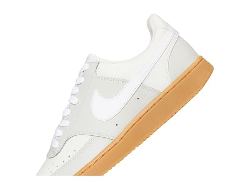 Nike Nike Womens Court Vision Low Light Bone/White/Phantom/Gum Yellow 8 Medium