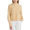 Woolen Bloom Damestrui met ronde hals, lange mouwen, gebreide trui, grof gebreide trui, rolli-sweater, effen, gezellig, losse blouse