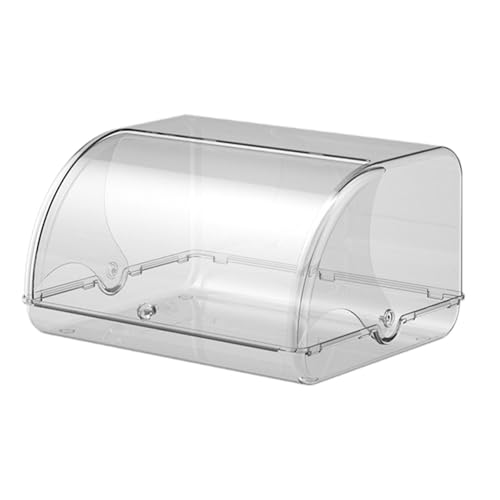 Boîte à pain transparente et élégante grand volume 30 x 13 x 27 cm