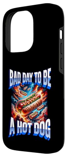 Bad Day to Be A Hot Wiener Dog Funny BBQ Grill Cookout Case for iPhone 14 Pro