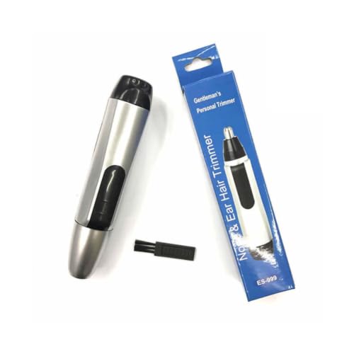 JEWEDECO Recortador de Vello Nasal Fácil de Usar para Hombre de Acero Inoxidable, Afeitadora Eléctrica que Elimina el Vello sin Tirar ni Cortar, Adecuado para Cuidado Personal
