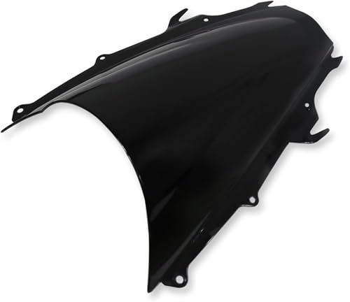 Bulle double courbure réduction vent pour Triumph Daytona 675R noire
