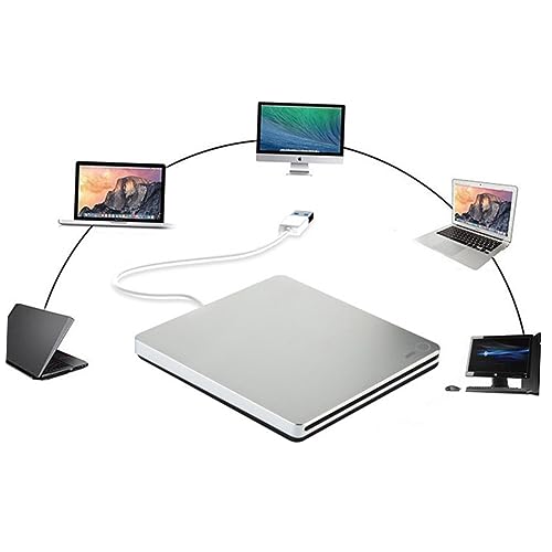 Grabadora DVD externa USB slim tipo C miniatura 6