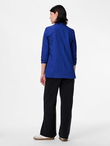 Pieces Pcboss 3/4 Blazer Noos, Blazer Donna, Mazarine Blu, Xs - 4