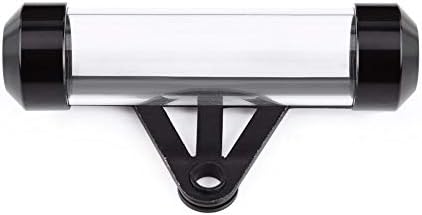 Motorcycle Secure Tax Disc Tube,Universal Motorbike Cylindrical Holder, Frame,Waterproof(Black)