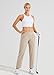 Willit Women's Golf Pants with Pockets Athletic Quick Dry Pants Lightweight Cargo Travel Water Resistant Khaki 16