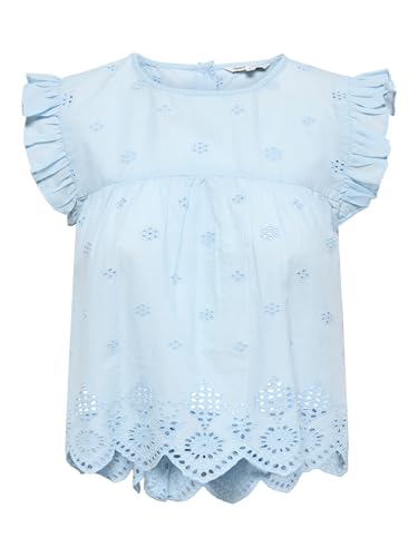 Haut élégant sans manches femme ONLY Onlsilla col rond volants
