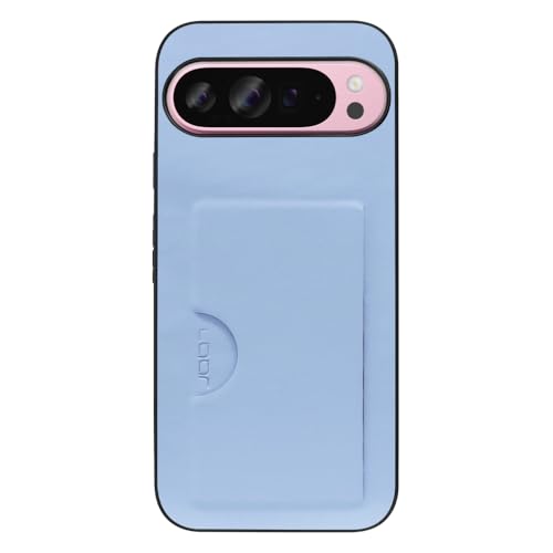 LOOF SKIN SLIM-SLOT ���U�[ �J�[�h���[ �X�}�z�P�[�X for Google Pixel 9 Pro XL �p �P�[�X �J�o�[ �w�� �X�g���b�v�z�[�� �J�[�h�|�P�b�g �V���v�� �ϏՌ� ���^ �y�� leather [�x�r�[�u���[]