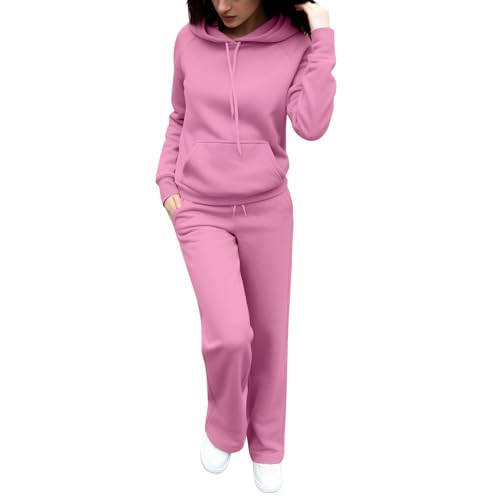 Womens 2 Piece Outfits Lounge Hoodie Sweatsuit Sets Oversized Sweatshirt Baggy Fall Fashion Sweatpants Sweat Set2