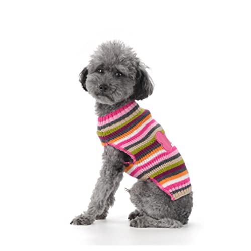 ABRRLO Hund Pullover Dog Sweater Hundepullover Haustier Hundepulli Warm Welpe Kleine Mittel Hunde (XS, Rosa)