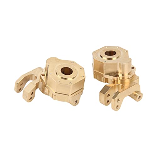 Brass Knucles, Brass Knuckles RC Counterweight Set Brass Counterweight Steering Knuckle with Gear Cover for 1/10 RC Cars for RC Car
