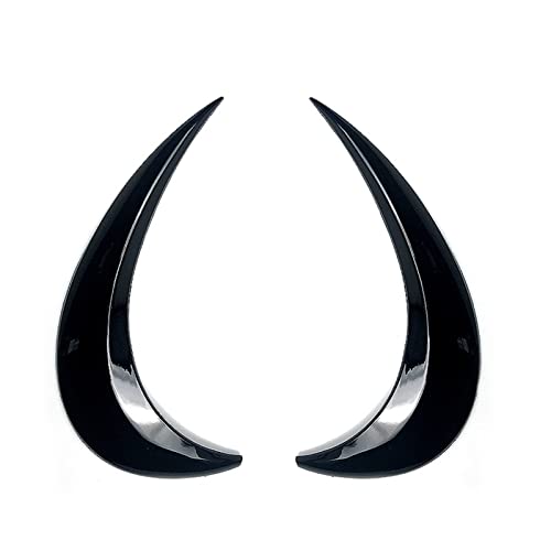 Sourcils de phares pour Volkswagen en ABS noir brillant