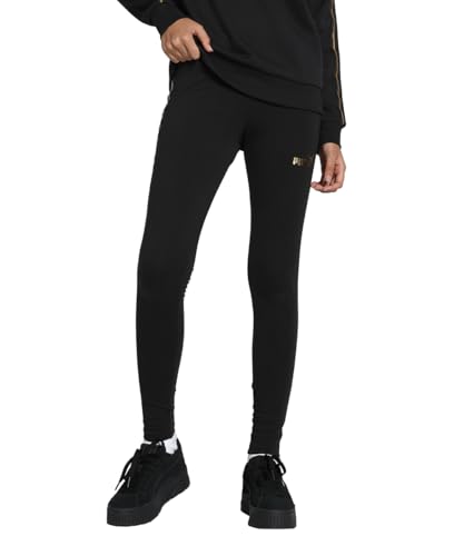 PUMA Leggings Ess Minimal Gold da Donna XS Black