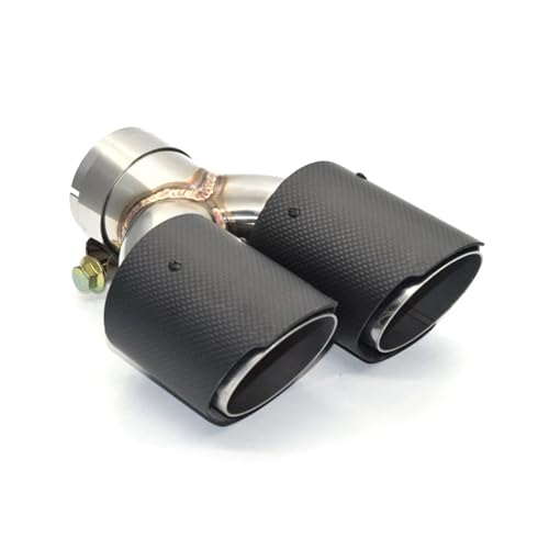 Embout d'échappement universel double pointe inox pour remplacer une sortie rouillée