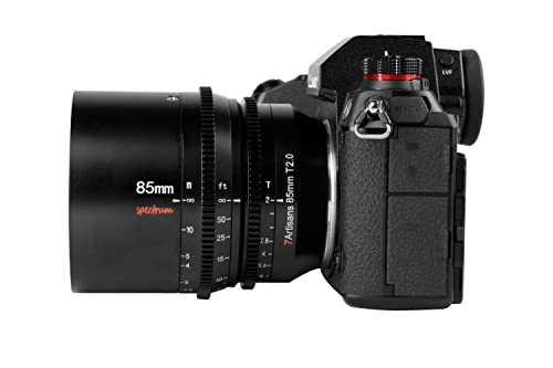 Ficha técnica 7artisans 85mm T2.0 Gran Apertura Cámara de Cine Marco Completo Montaje Enfoque Manual Cámara de Cine Baja Distorsión Sin Espejo Compatible para Sigma Panasonic Leica Black - Fernando Cortés