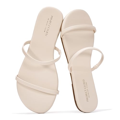 Image of Project Cloud Summer Sandals for Women with Memory Foam Insole (Transition) | Memory Foam Insole; Beach Flip Flops; Non-Slip Sole; Lightweight Double Straps; Summer Sandals for Women; Everyday Comfort