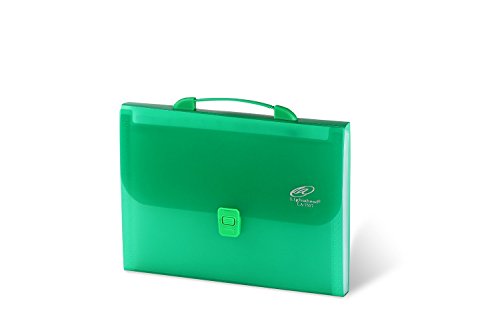Lightahead® LA-7557 Expanding Folder with Handle Green