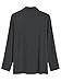 Latuza Men's Bamboo Viscose Button Down Pajama Top Long Sleeve Sleep Shirt L Dark Gray
