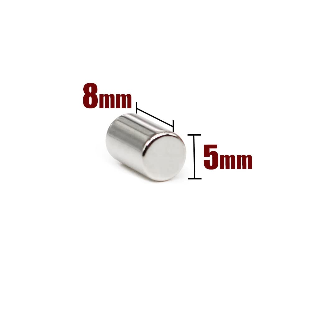 20/50/100/200/300PCS 5x8 Small Round Neodymium 5mm x 8mm Minor Search 5x8mm Disc Permanent 5 * 8 Magnets(300)