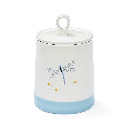 Cooksmart Ceramic TCS Canister | Tea Coffee Sugar Canisters For All Type Of Kitchens | Coffee And Tea Storage Jars With Modern Designs - English Meadows