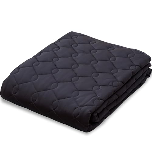 GOKUMIN 敷きパッド 冷感 吸湿速乾 洗える ベッドパッド リバーシブル 防ダニ 抗菌防臭 ひんやり オールシーズンで使える 夏 極眠 (ブラック シングル) spad-summer