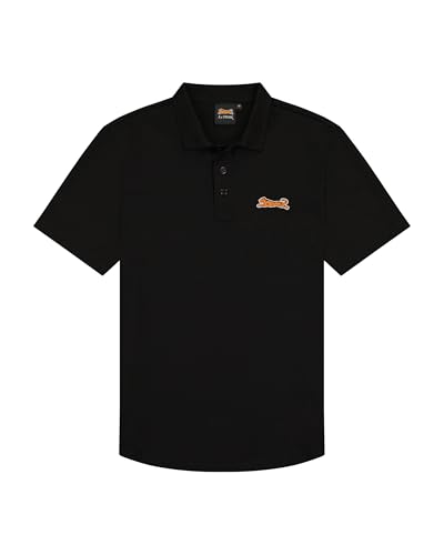 Le TIGRE Classic Cotton Polo Shirt - Black for Men 1 Pc Shirt (L)