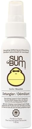 Sun Bum Curls & Waves Detangler Vegan and Cruelty Free Moisturizing Hair Treatment for Wavy and Curly Hair 118 ml