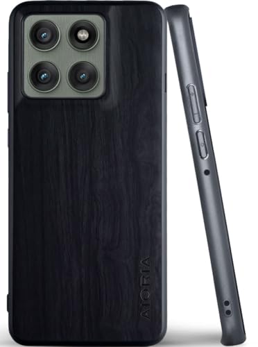 Aioria ݊for Motorola Moto Edge 60 Pro P[X Ebhp^[ X^CbVŏvȌgѓdbP[X ӂ ؖڕ ی (Black, For Moto Edge 60 Pro)