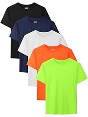 Color D: White, Heather-navy Blue, Neon Orange