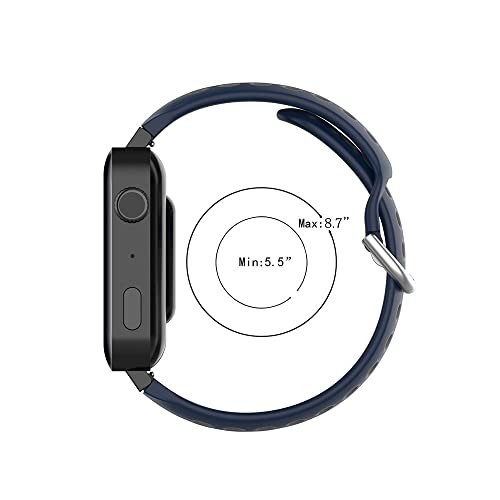 Correa de silicona de 22mm para Garmin Forerunner 245 645 Vivoactive 3 Music Venu ágata 6
