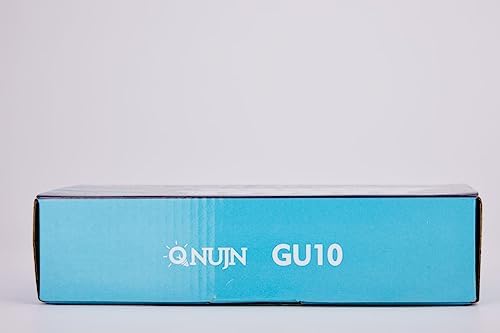 QNUJN GU10 LED Bulbs, Cool White 6000K LED Light Bulbs,7W 500lm Energy Saving GU10 Bulbs,50W Halogen Spotlight Equivalent,38° Beam Angle, Non-Dimmable, for Home Lighting Decor 12 Packs