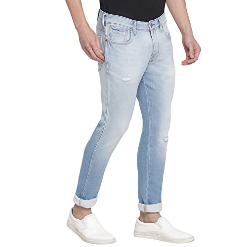 Image of Wrangler Men's Slim Fit Mid-Rise Jeans