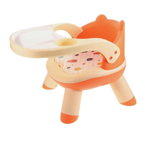 SUPVOX Plastic Low Stool Children's Dining Chair Safe Comfortable Baby Feeding Stool Portable