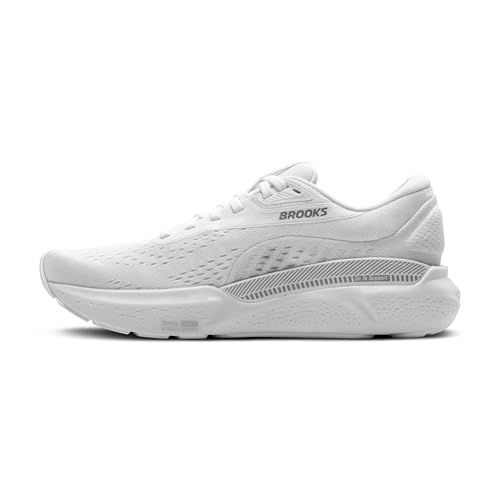 Brooks Women’s Adrenaline GTS 24 Supportive Running Shoe - White/Oyster/Alloy - 12 Medium by Brooks - Used condition - Image 5