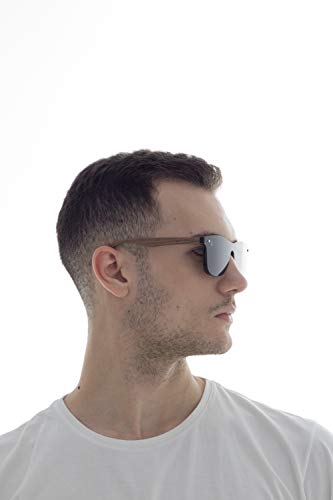 Óculos De Sol Frente Flat Barker Black, MafiawooD