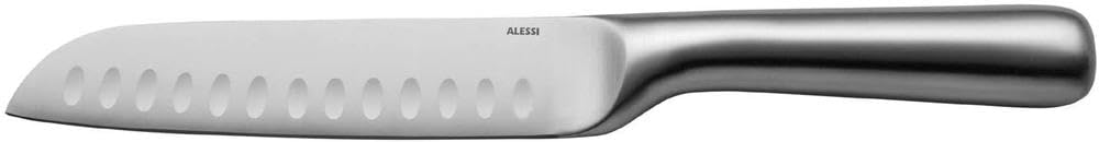Alessi SG509 Mami Coltello Santoku Piccolo in Acciaio Forgiato Aisi 420, Satinato