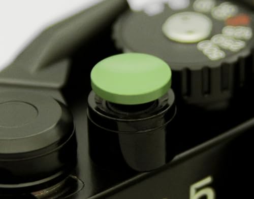 Botón de disparo suave verde latón liberación apto para Fujifilm X-T2 SXT-2 X-E5 X HALF GFX100RF X-M5 Leica M1 M2 M3 M4 M5 M6 M7 MP M8 M8.2 M9 M9-P M-E M10 M10-P M10-DMM. 10-R M11 R2 R3 R4 R5 R6 R7 R8