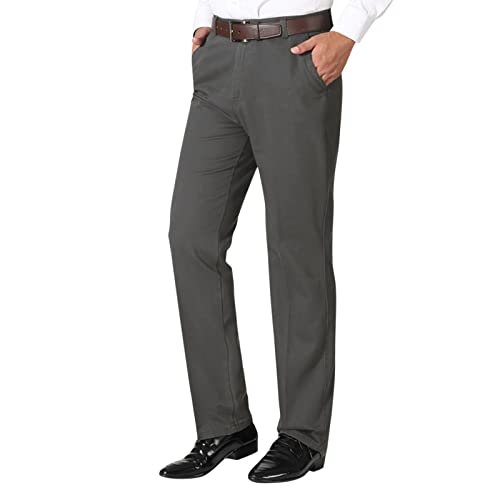 Pantalon couleur unie homme avec poche fine et coupe fluide moderne