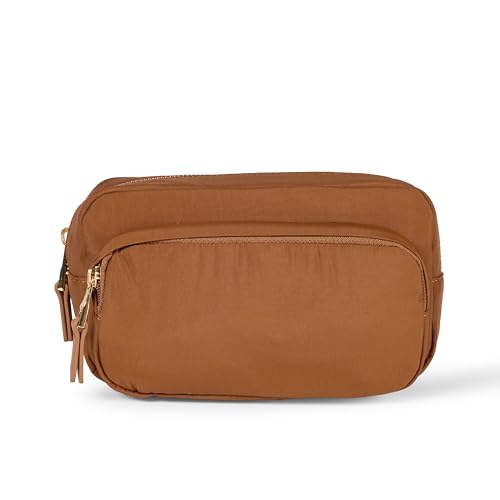 Amazon Essentials Nylon Bum Bag Brown