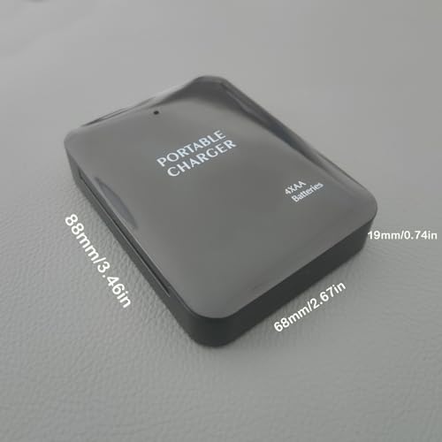 LZDICITARU Battery Operated Phone Charger Emergency|USB Battery Powered Power Bank Portable 4 AA Batteries Powered Outlet の商品画像 2