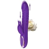Powerful Adult Toy for Women Toys for Couples to Use Together for Women 2025 Rabbit Ears Battery Powered Electric Tools Gift Adult Toys 10 Modes Bullet Tool Thrusting Machine for Women (Purple)