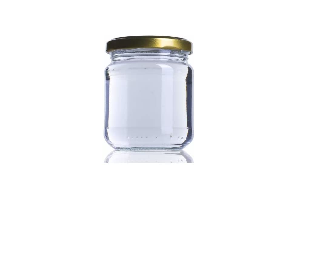 Rubin set da 90 vasetti in vetro da 212ml, con Inclusi Tappi Bianchi