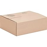 The Packaging Wholesalers 12 x 10 x 4 Inches Shipping Boxes, 25-Count (BS121004)