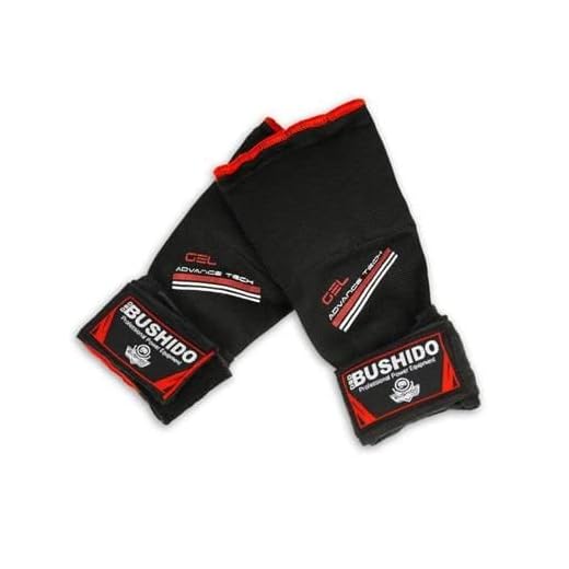 DBX BUSHIDO SPORT Gel Boxbandagen - Langlebig und komfortabel Innenhandschuhe Boxen - Schnell Anzuziehen - Eine Gute Alternative für Boxbandagen