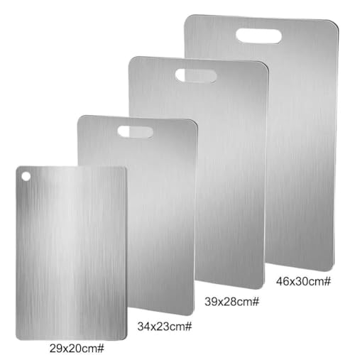Planche à découper en titane facile à nettoyer avec surface double face épaisse