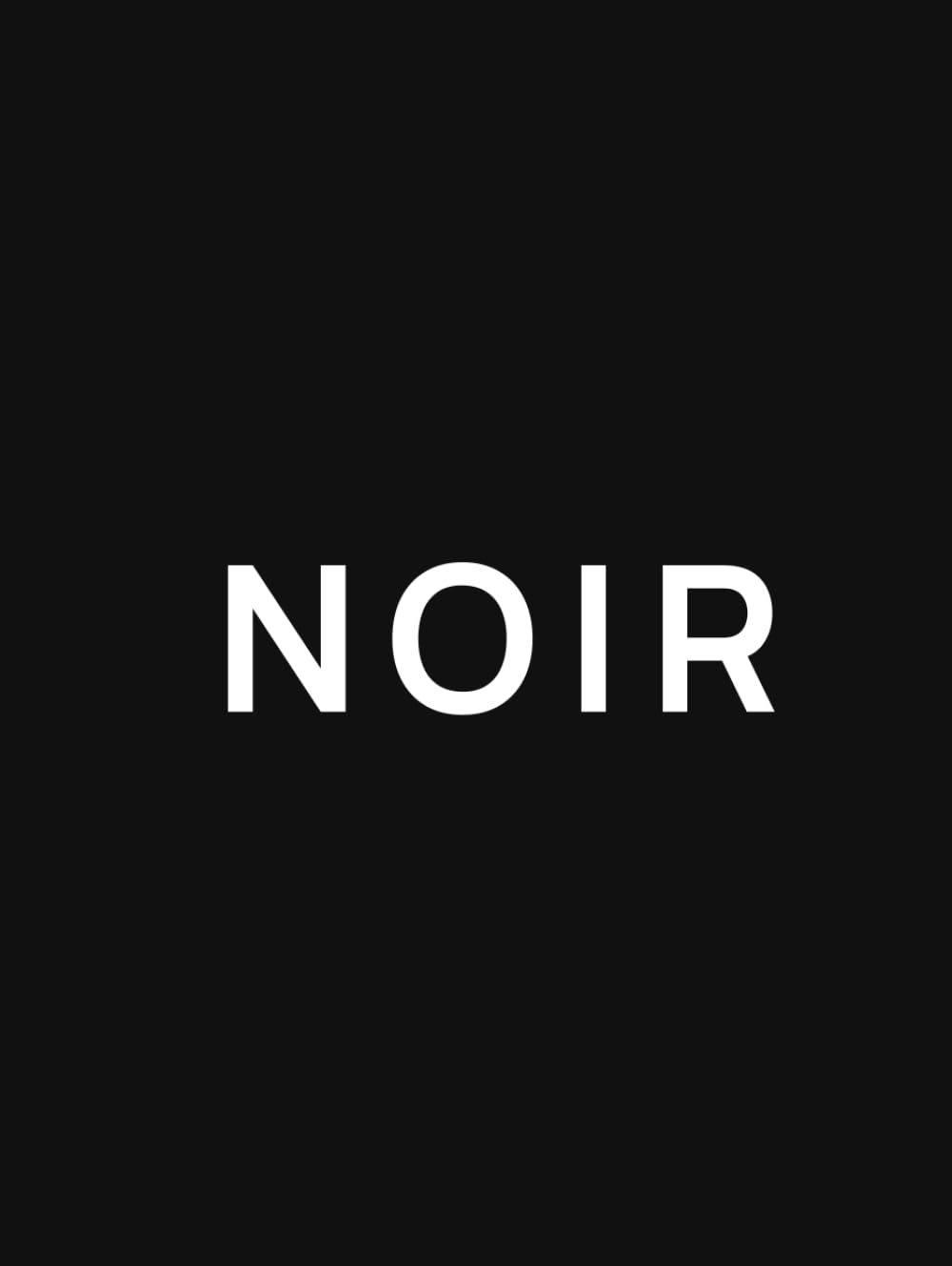 Noir: decorative aesthetic book, 8.5x11" 350 pages, blank pages, for bookshelves, home decor, coffee table      Hardcover – May 22, 2022