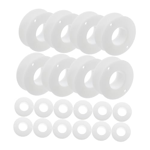 Balacoo 20pcs Plastic Spool Wire Reel for Crafting and DIY Projects Compact and Portable Design for Organizing Heating Wires Soldering Rope and Threads Space Saving