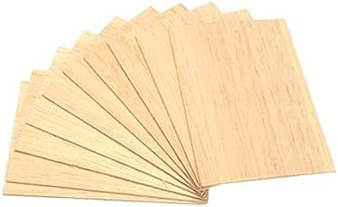 Generic 10pcs 150x100x2mm Balsa Wood Plate for Airplane Boat DIY Model