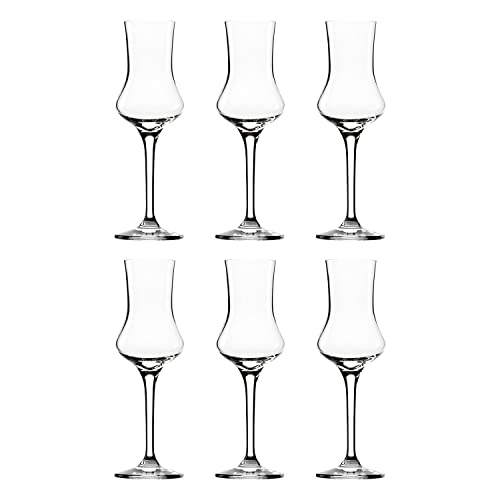 ich-zapfe Copas de Grappa 6er-Set Grappa, 90 ml