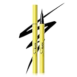 Mistine So Black Waterproof Eyeliner Smudge Proof Black Liquid Eyeliner with Precise Flex Tip,Ultra-
